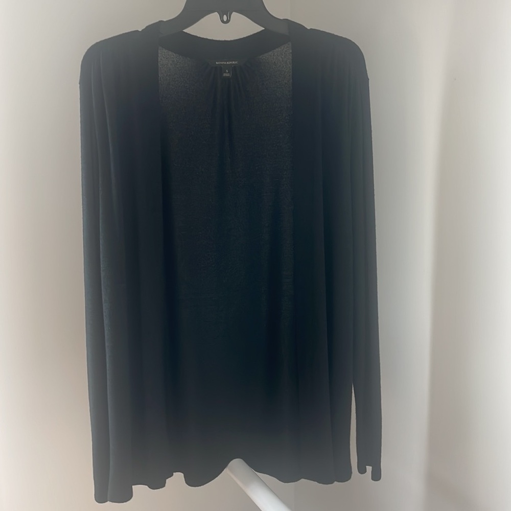 Banana Republic Woman’s Small Black Long Sleeve Cardigan - Picture 5 of 8